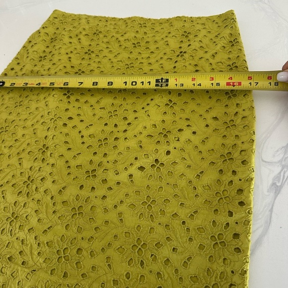 Talbots Green Pencil Skirt Knee-Length Cocktail - Picture 5 of 7